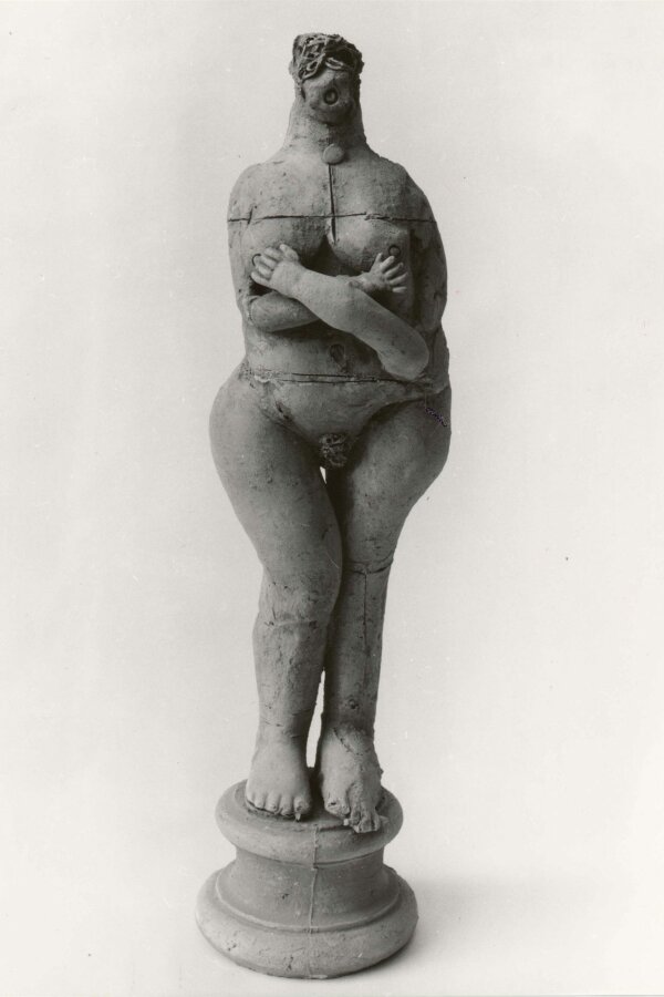 Petr Jedlička, Figura, 1991, pálená hlina